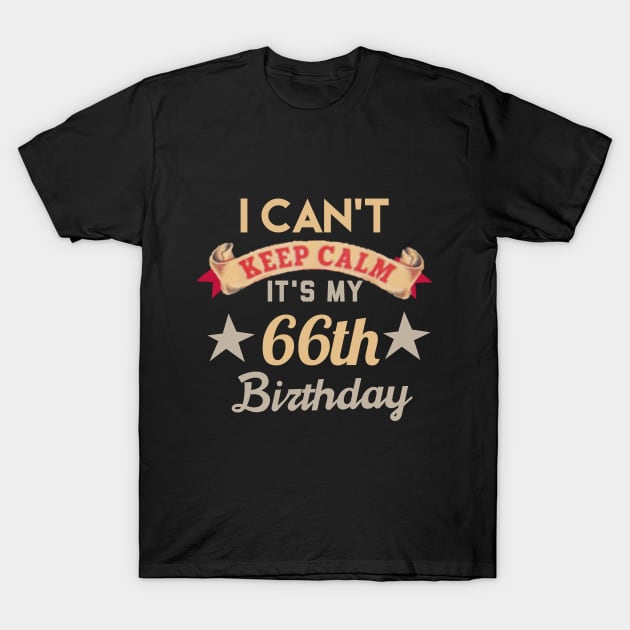 66th birthday gift T-Shirt by Design stars 5